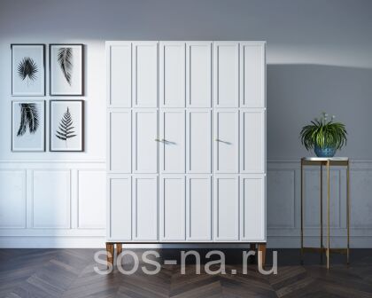 Шкаф распашной 3 двери с ящиками "Andersen", AN08